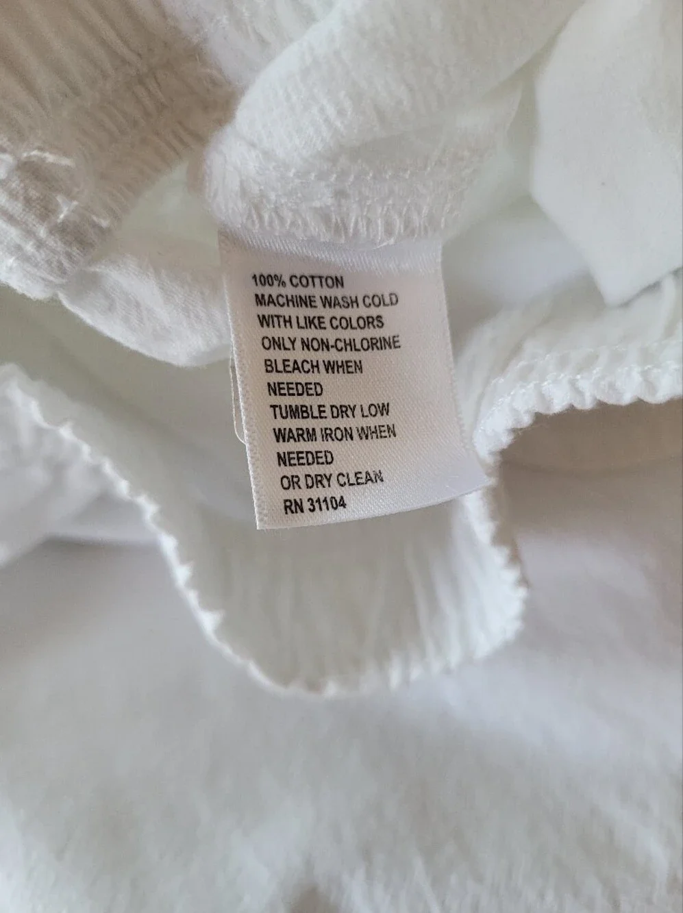 Gloria Vanderbilt Pair of Elastic Waist Capri Pants in White and Khaki Size XL - Picture 5 of 10